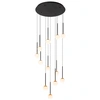 Image de Lampe Suspendue Calina 12 Lumières Avec Sphères Blanches - 24406/84/30