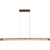 Image de Suspension LED Janderin 24405/34/05, forme allongée, 16,5W, température de couleur 2200-3300K, finition marron