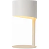 Image de Lampe de table KNULLE blanche, 1xE14x40W, métal, dimensions : 28,5 x 15 x 15 cm, IP20, Lucide
