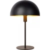 Image de Lampe de table éclectique noire E14 Siemon Lucide