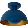 Image de SIEMON plafonnier semi-circulaire bleu or 1xE27 40W Lucide