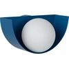 Image de BENNI applique murale sphère bleu blanc 1xG9 28W Lucide