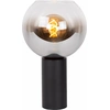 Image de Lampe de table abat-jour en verre noir E27 Marius Lucide