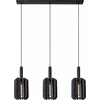 Image de Suspension triple en feutre gris RAFAL 3xE27 40W Lucide
