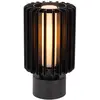 Image de Lucide LAMBRES - Lampe de table - Ø 15 cm - 1xE27 - Noir