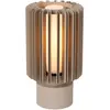 Image de Lampe De Table Minimaliste Lambres Lucide Taupe En Aluminium 1x E27 40w