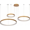 Image de Lampe suspendue triple anneau or VIDAL LED 120W Lucide