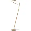 Image de Lucide SARDANA - Lampe sur pied - Ø 44 cm - LED, intensité variable - 1x28W, 2700K - finition dorée mate / laiton | Qualité supérieure