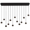 Image de Lampe Pendante De Conception Montana 13 Café Brun Clair - 68400/75/96