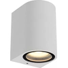 Image de Applique d'extérieur ZARO blanche 1xGU10x35W en aluminium, dimensions : 11x8x9 cm, IP44, Lucide
