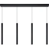 Image de LORENZ LED Lampe suspendue à tube 16W noir Lucide