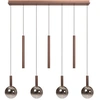 Image de Lampe Pendante De Conception Jasmine Double Feux En Cuivre - 74420/07/65