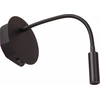 Image de Applique noire bras de lecture flexible JOLIJN LED 2W Lucide
