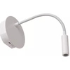 Image de Applique blanche bras de lecture flexible JOLIJN LED 2W Lucide