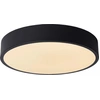 Image de Plafond 30 cm LED 18W noir rond UNAR Lucide