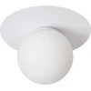 Image de Plafonnier sphérique blanc, soffite blanc TRICIA 1xE27 15W Lucide