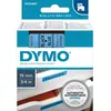 Image de Dymo Ruban D1 19 mm x 7 m noir sur bleu 45806
