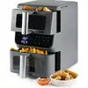 Image de Friteuse verticale double à air chaud 3,5+6,5 l - DOMO DO550FR