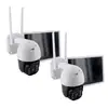 Image de 2 caméras avec panneau solaire - CHACON - 2-IPCAM-DM02 - Extérieur - WiFi - Neuf
