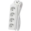 Image de CHACON Bloc multiprise 4 prises 16A 3m blanc - Neuf
