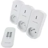 Image de CHACON Set de 3 prises On/Off+ Télécommande 2000W - FR - Neuf