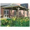 Image de Solid Abri de Jardin Maisonnette Chalet de Jardin Kiosk 449x347