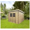 Image de Solid Abri de Jardin Maisonnette Chalet de Jardin Hof
