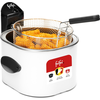 Image de Frifri 1528, Friteuse, 4 l, Image unique, Gris, Blanc, Barre de défilement, Autonome