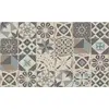Image de Mercury - Tapis Velvet Car Cim Blue Taup45x75 Carreau Ciment Blue Taupe D2232-7