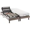 Image de Ensemble matelas électrique de relaxation + sommier tapissier   2 x 80 x 200 cm   matelas à ressorts ensachés