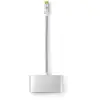Image de Adaptateur USB multiport | USB 3.2 Gen 1 | USB-C  mâle | HDMI  femelle / USB-A femelle / USB-C  femelle | 5 Gbit/s | 0,20m | Rond | Plaqué or | Tressé / Nylon | Argent | Couvrir la boîte fenêtre