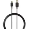 Image de Nedis CCBW60600AT10 câble USB USB 2.0 1 m USB C USB A Anthracite - Neuf