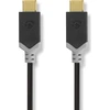 Image de Câble USB | USB 3.2 Gen 1 | USB-C  mâle | USB-C  mâle | 60 W | 4K@60Hz | 5 Gbps | Nickelé | 1,00 m | Rond | PVC | Anthracite | Boîte avec fenêtre