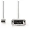 Image de Nedis Mini Displayport - Dvi Cable - Mini Displayport Male - Dvi-d 24+1-pin Male - 2.0 M - Blanc