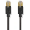Image de Nedis Câble réseau CAT6 - RJ45 mâle - RJ45 mâle - F/UTP - 10.0 m - rond - LSZH / PVC - anthracite - emballage avec fenêtre transparente
