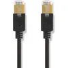 Image de Nedis Câble réseau CAT6 - RJ45 mâle - RJ45 mâle - F/UTP - 3.00 m - rond - LSZH / PVC - anthracite - emballage avec fenêtre transparente