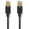 Image de Nedis Câble réseau CAT6 - RJ45 mâle - RJ45 mâle - F/UTP - 5.00 m - rond - LSZH / PVC - anthracite - emballage avec fenêtre transparente