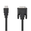 Image de Nedis CCGP34800BK50 câble vidéo et adaptateur 5 m HDMI Type A (Standard) DVI-D Noir - Neuf