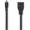 Image de Nedis CVGP34790BK02 câble HDMI 0,2 m HDMI Type D (Micro) HDMI Type A (Standard) Noir - Neuf
