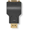 Image de Nedis Displayport-Adapter - DisplayPort mâle - VGA femelle - 1080p - plaqué or - droit - rond - ABS - anthracite - boîte