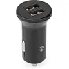 Image de Nedis chargeur de voiture - 24 W - 2x 2.4 A - nombre de sorties : 2 - Port Type : 2x USB-A - - Single Voltage Output