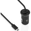 Image de Nedis chargeur de voiture - 12 W - 1x 2.4 A - nombre de sorties : 1 - câble Micro USB (fixe) - 1.00 m - Single Voltage Output