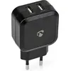 Image de Chargeur mural | 24 W | Fonction de charge rapide | 2x 2.4 A A | Nombre de sorties : 2 | 2x USB-A | Sans câble | Sortie monotension