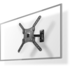 Image de Nedis support TV mural entièrement mobile - 23 - 55 " - poids d'écran maximal supporté : 30 kg - inclinable - pivotant - distance minimale du mur : 67 mm - distance maximale du mur : 197 mm - 2 point(s) de pivot