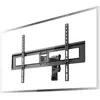 Image de Nedis support TV mural entièrement mobile - 37 - 70 " - poids d'écran maximal supporté : 25 kg - basculant - pivotant - distance minimale du mur : 79 mm - distance maximale du mur : 427 mm - 3 point(s) de pivot