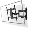 Image de Support mural pour téléviseur Nedis, 43 à 90 pouces, 70 kg, pivotant à 180°, inclinable à 17°, noir TVWM6570BK