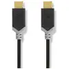 Image de Câble USB | USB 3.2 Gen 1 | USB-C  mâle | USB-C  mâle | 60 W | 4K@60Hz | 5 Gbps | Plaqué or | 2,00 m | Rond | PVC | Noir | Boîte