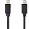 Image de Câble Mini DisplayPort | DisplayPort 1.2 | Mini DisplayPort Hane | Mini DisplayPort Hane | 21.6 Gbps | Nickelplaterad | 1.00 m | Rond | PVC | Svart | Plastpåse
