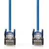 Image de Câble réseau CAT5e | SF/UTP | RJ45 mâle | RJ45 mâle | 1.50 m | Rond | PVC | Bleu | Enveloppe