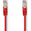 Image de Câble réseau CAT5e | SF/UTP | RJ45 mâle | RJ45 mâle | 10.0 m | Rond | PVC | Rouge | Sachet en plastique